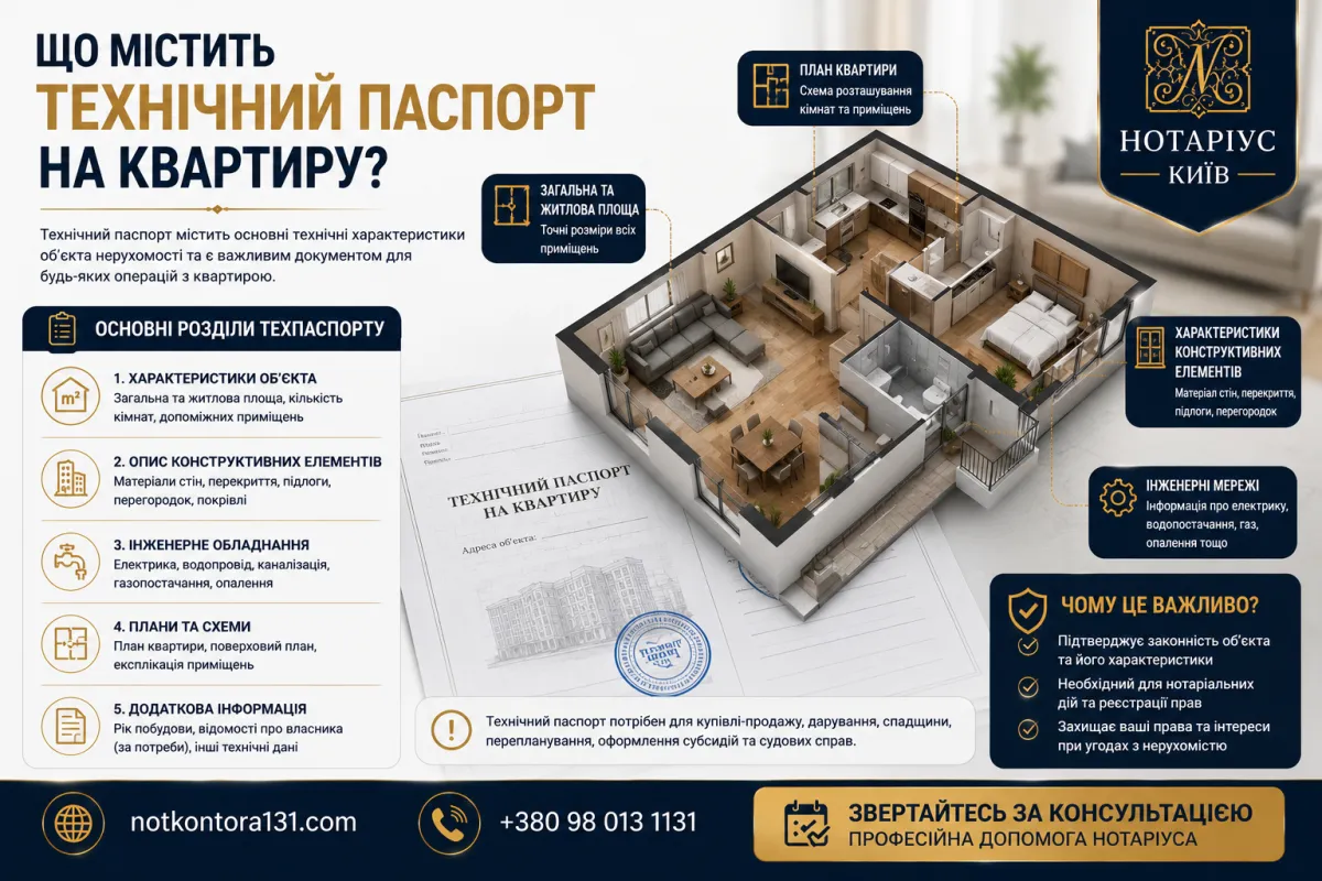 Заповіт на квартиру у нотаріуса в Києві