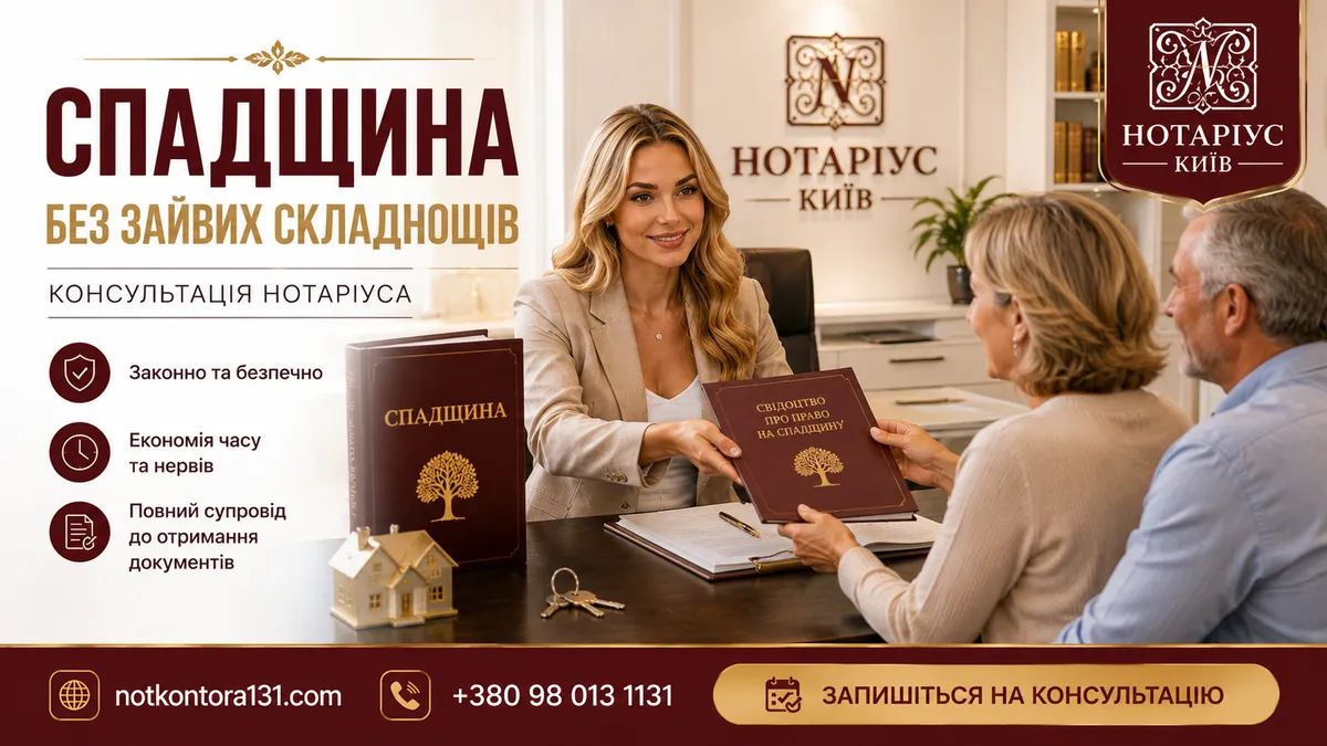 Спадкова справа у нотаріуса — оформлення свідоцтва про право на спадщину