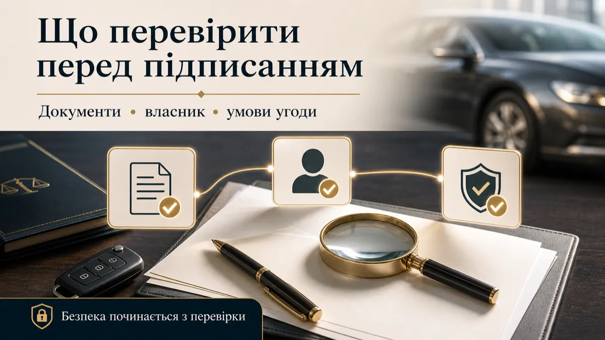 Договір купівлі-продажу транспортного засобу: Безпечне переоформлення авто у нотаріуса (Київ 2026)