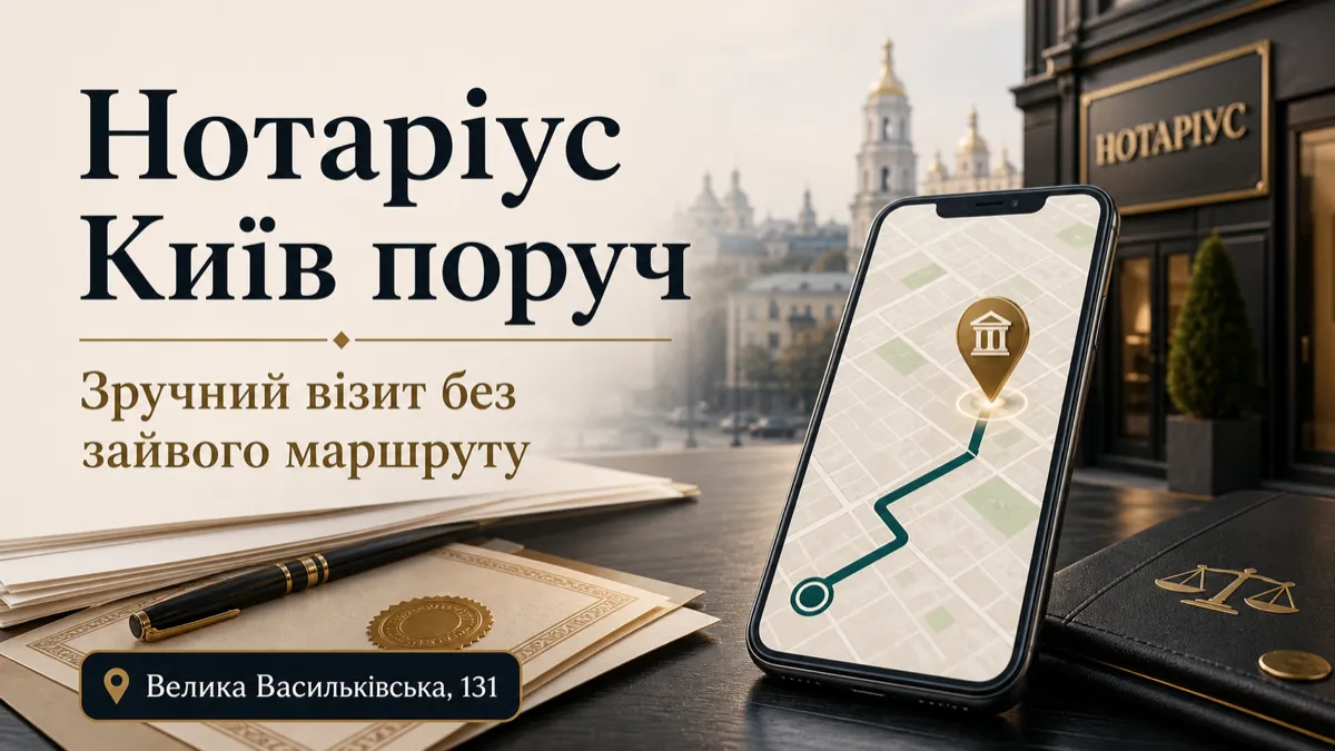 Сучасна нотаріальна контора в Києві на Печерську