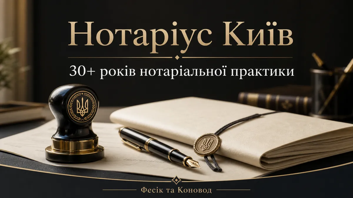 Нотаріус Київ (2026): Преміальні юридичні послуги та абсолютна безпека ваших угод