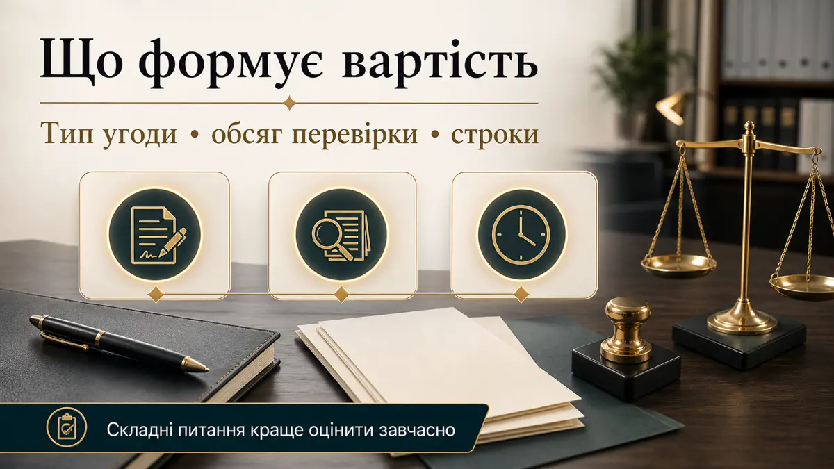 Послуги нотаріуса: ціна та формування вартості правового сервісу в Києві (2026)