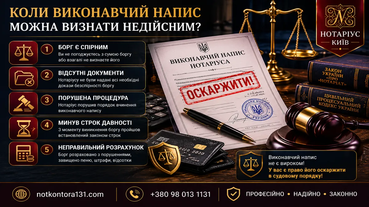 Блокування банківських карток через виконавчий напис нотаріуса — що робити в Києві