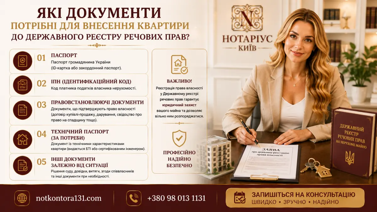 Підписання договору дарування у нотаріуса в Києві
