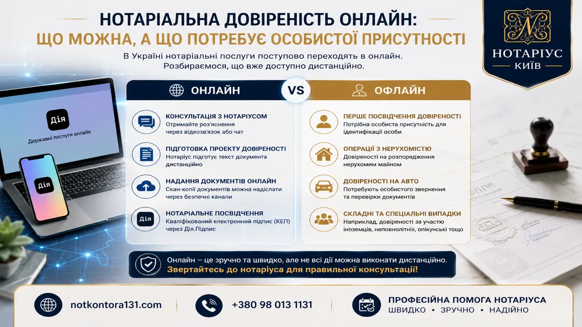 Міфи про цифрову довіреність: чи можна зробити довіреність повністю онлайн в Україні