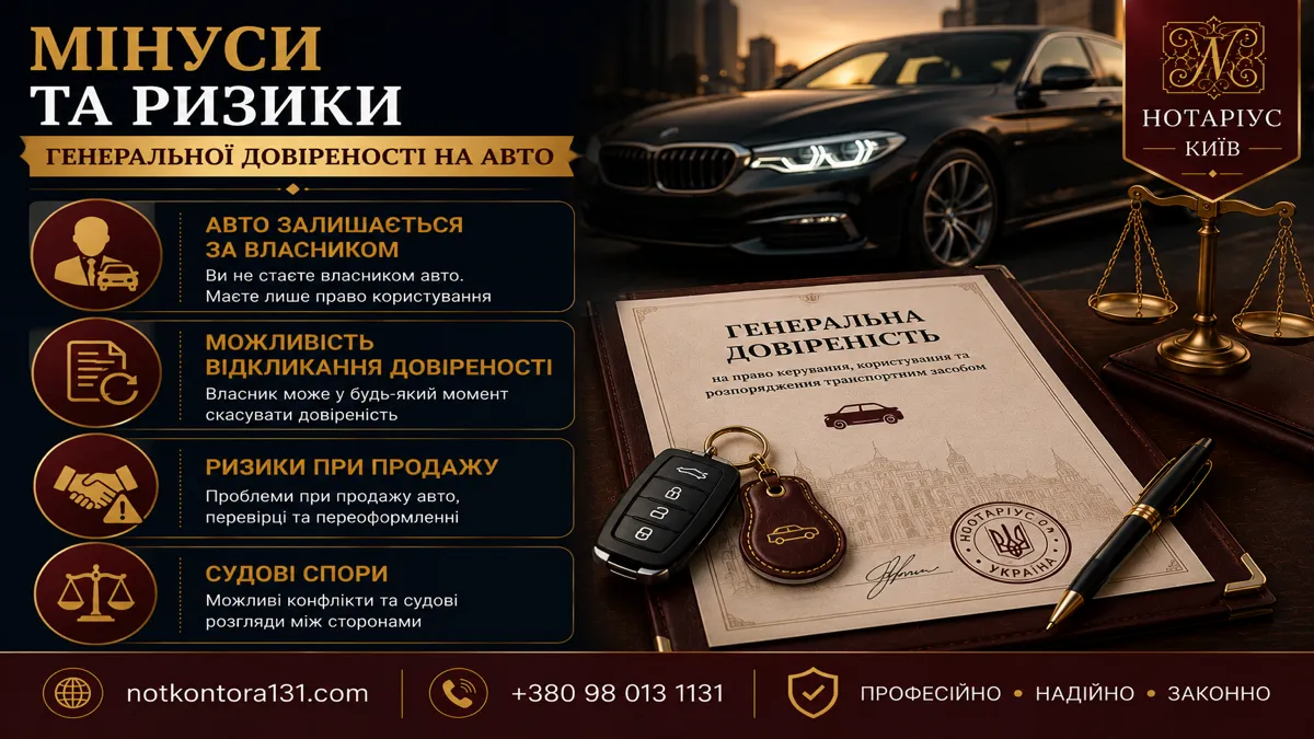 Термін дії та скасування генеральної довіреності з правом продажу — консультація нотаріуса