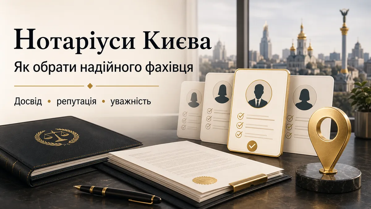 Нотаріуси Києва — огляд ринку та вибір фахівця