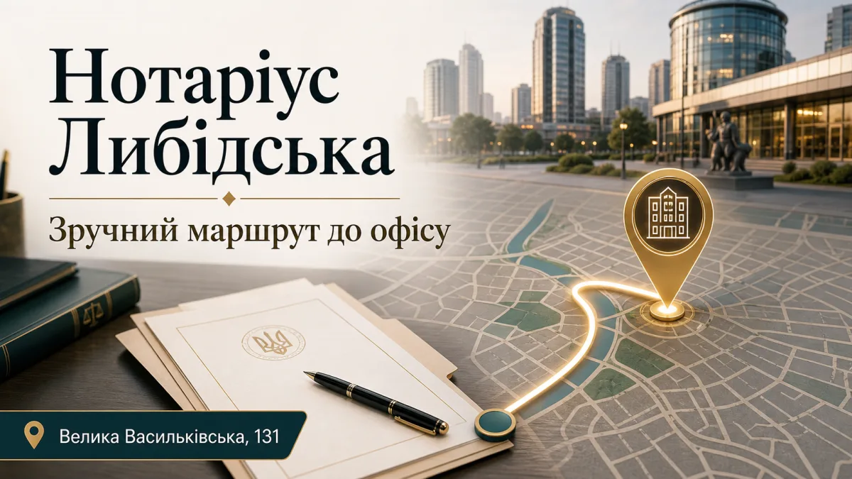 обкладинка статті: Нотаріус біля метро Либідська: Ваш особистий юрист за одну хвилину пішки