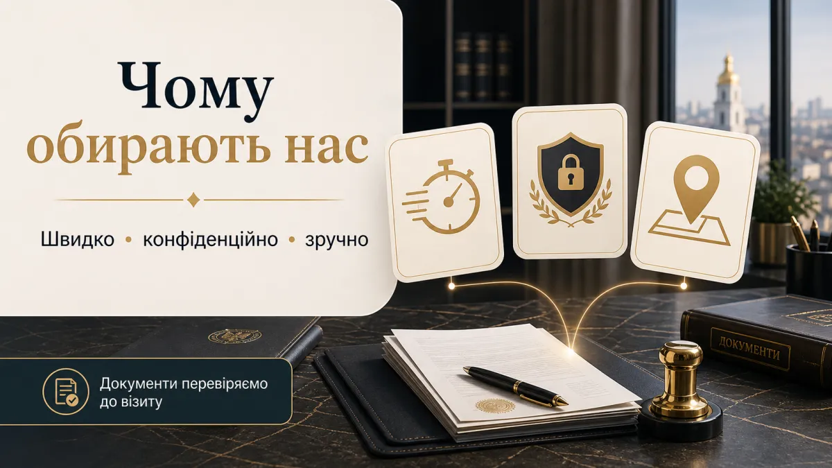 Нотаріус поруч Київ — офіс на Великій Васильківській
