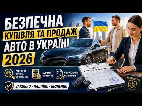 Безпечна купівля та продаж авто в Україні 2026 — прев'ю статті